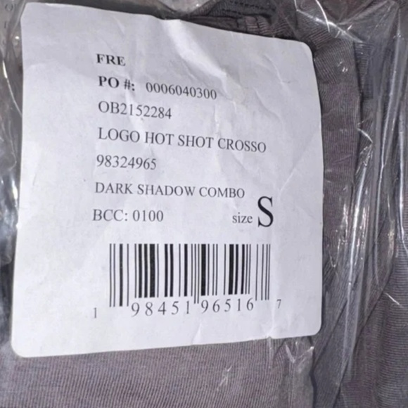 FP Movement by Free People Hot Shot Logo Crossover Set Dark Shadow Combo sz S NW - Picture 10 of 10